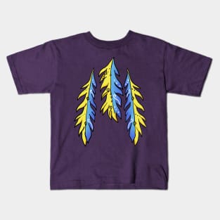 Flocks of feathers, stick together. Kids T-Shirt